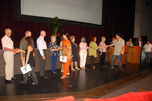 Scholarship Awards Reception Line