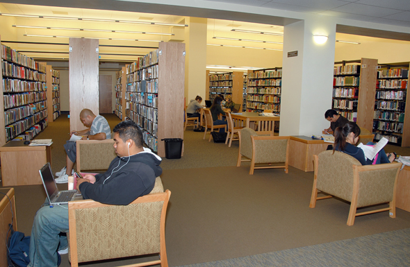 Irving Goleman Library-Interior Study Area