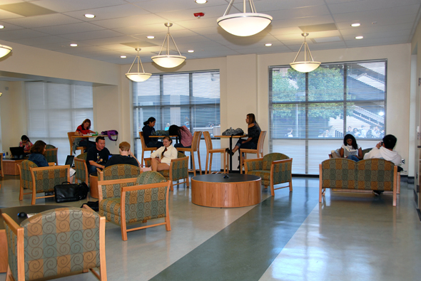 Irving Goleman Library-Interior Lounge