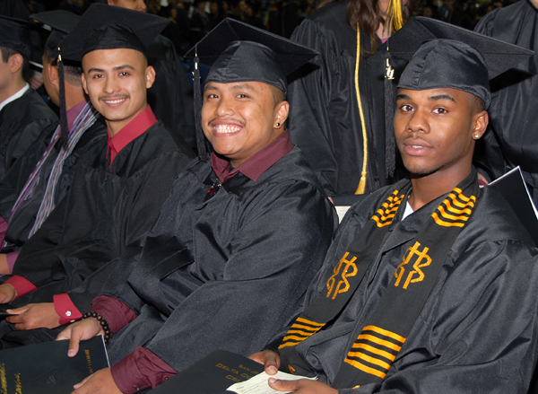 3 Happy Grads!