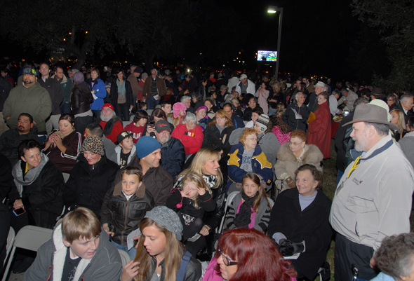 Another big turnout at the 23rd Hospice Tree of Lights Ceremony.