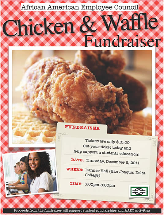 Chicken & Waffle Fundraiser, Dec. 8 at Danner Hall, $10. (209) 954-5100