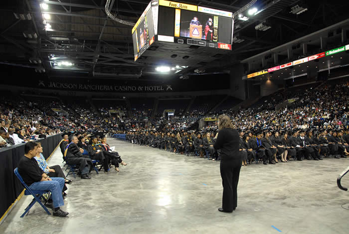 Delta College 76th Annual Commencement, Stockton Arena.