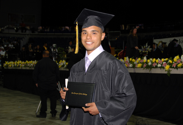 Student Poses for Camera