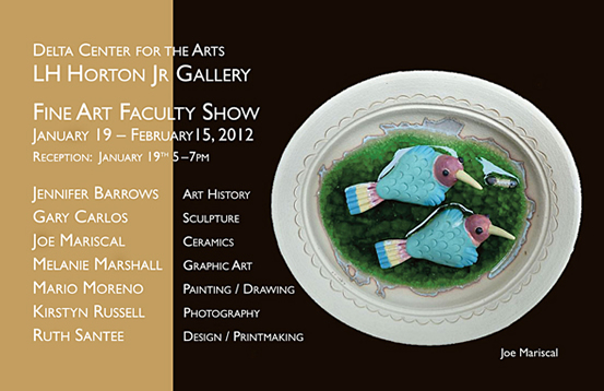 Faculty Art Show Poster Card