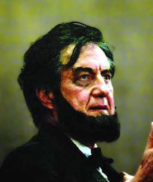 Rev. Gary Putnam as Abe lincoln