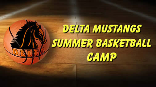 Delta College Summer Basketball Graphic