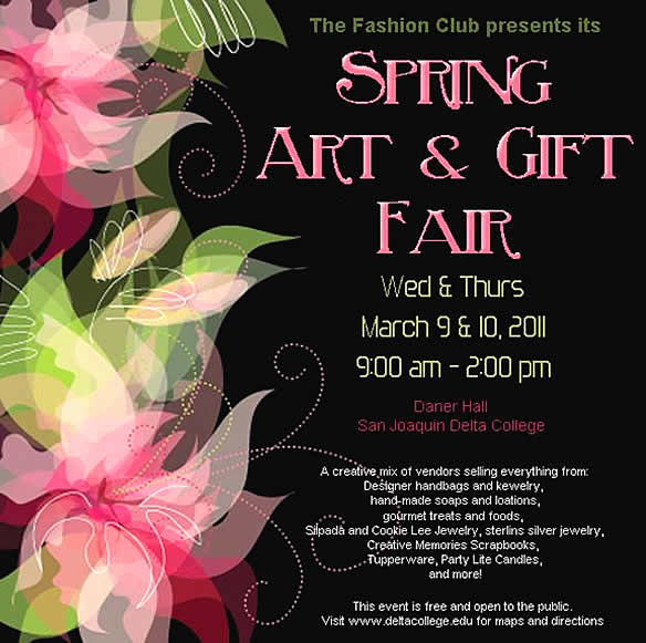 Spring Art & Gift Fair Poster