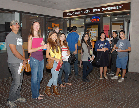 Students may have their photo take for and purchase the ASDC Mustang Pass student ID.