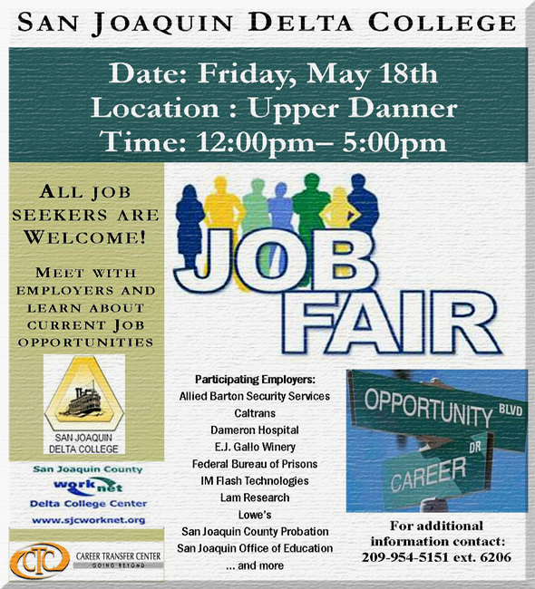 Job Fair 2012, May 18, 12pm - 5pm,  Danner Hall