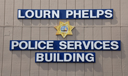 Lourn Phelps Police Building Sign