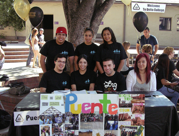 Puente students at New Student Welcome in 2011