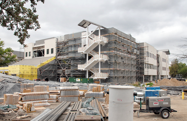 Science & Math Building Under Construction, July 2012