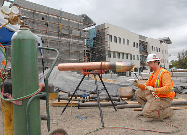 Delta's  Measure L Funded Science and Math Building is expected to open late 2012.