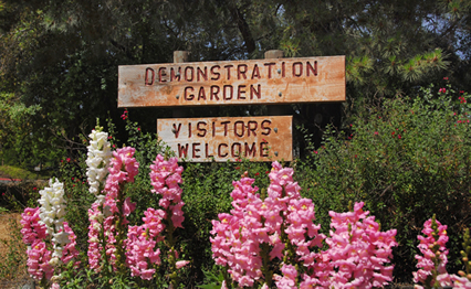 Delta College Botanical Garden Entrance