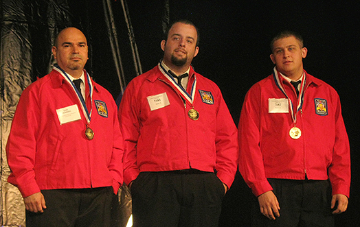 Delta SkillsUSA Gold Medal  winners in Automated Manufacturing (L-R) Luis Herrera-Mathew Richardson-Brandon Vollmer_590