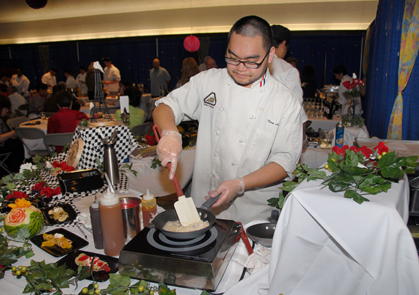 Delta Culinary Student at Last Year's Mixer!