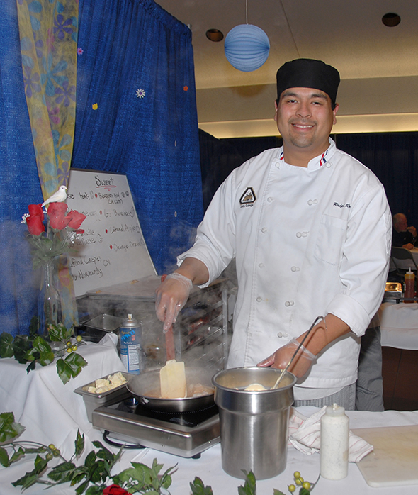 Delta Culinary Student at Last Year's Mixer!