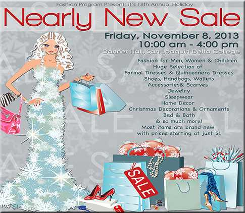 Nearly New Holiday Sale, Nov. 8, Danner Hall. Great Bargains!