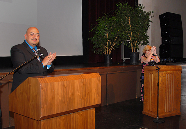 Ceremony Hosts, Armando Nunez and Denise Donn Hosted this years event.