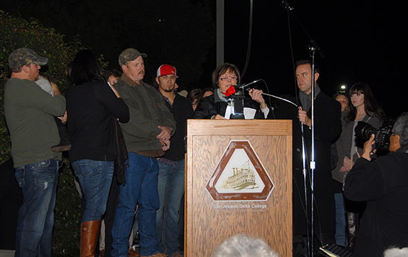 Ray Vigil Family lit this year's Tree of Lights.