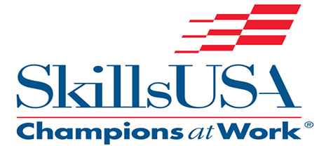 SkillsUSA Logo: Champions at Work