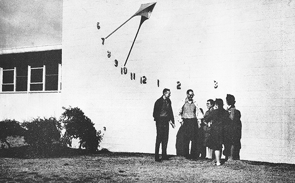 Faraday Hall Science Building Sun Dial, Old Delta College Campus