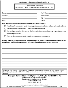 Citizens' Oversight Application, 2014-16