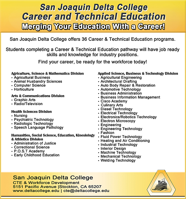 Career and Technical Education Programs at Delta College