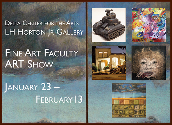 Faculty Art Show, Jan 23 - Feb 13