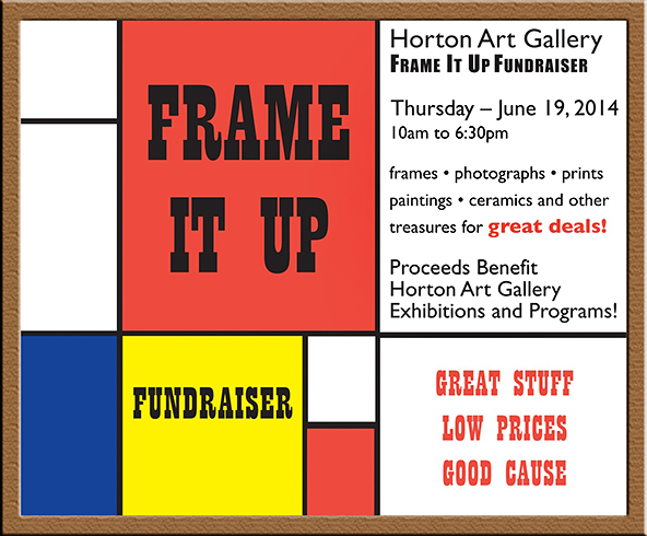 "Frame it Up" Horton Gallery fundraising sale, June 19, 10am - 6:30pm