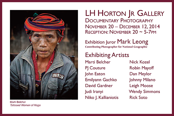 Horton Gallery: Documentary Photography, Nov. 20 - Dec. 12