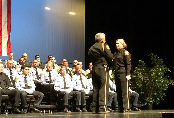 POST Academy Graduate, 2014. Badge Pinning.