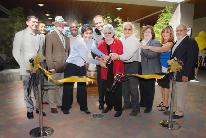 Science and Math Building Ribbon Cutting, Oct. 9, 2014.