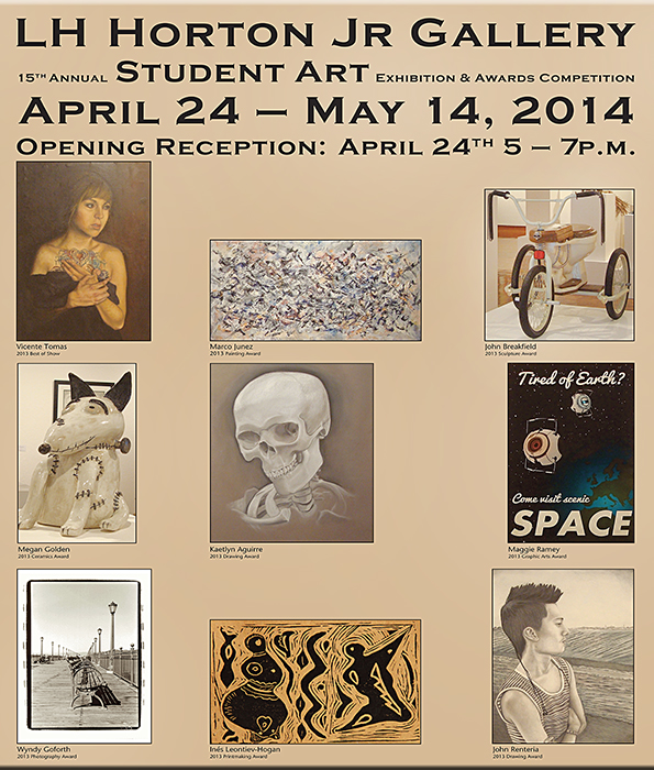 Student Exhibition & Art Awards, April 24 - May14