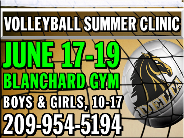 Volleyball Camp,  June 17-19, Ages 10-17