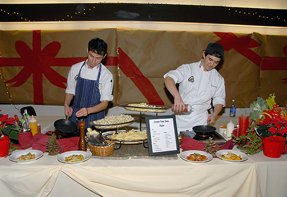 Winter Feast Student Chefs at Work!