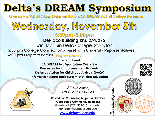 Dream Symposium - Wed. Nov. 5, DeRicco Bld., Rm. 274/275