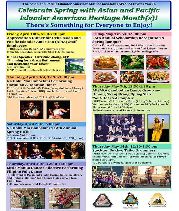 Asian Pacific Heritage Month(s) Activities for April & May, 2015. Join the celebration!