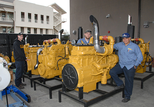 Delta College Heavy Equipment/Diesel Students