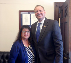 Delta College Trustee Janet Rivera met with U.S. Reps. David Valadao and Jeff Denham for 