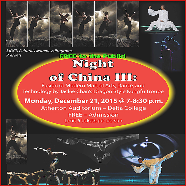 Night of China Martial Arts & Dance show, Dec. 21