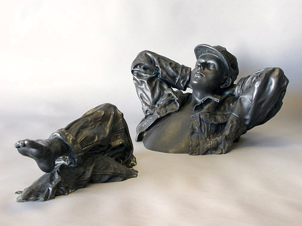 David Phelps - Pastoral Dreamer (Bronze Sculpture)