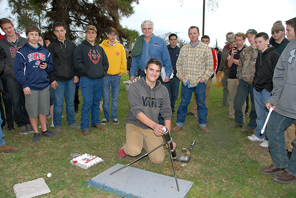 Last year's event featured an egg launching competition.