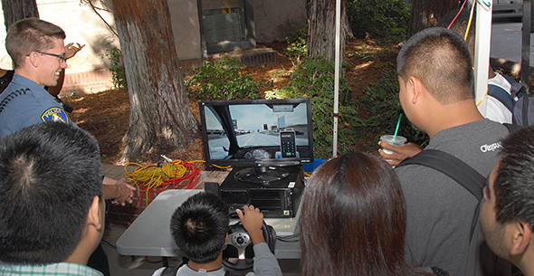 Drunk Driving Simulator at Delta's Crime Prevention & Safety Fair