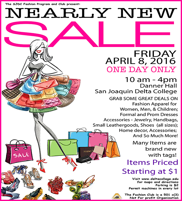 Nearly New Sale! April 8, Danner Hall, 10am- 4pm!