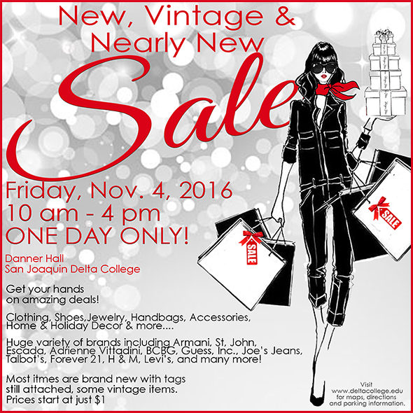 Nearly New Sale Poster, Friday, Nov. 4, Danner Hall