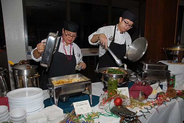 Winter Feast Student Chefs at Work!