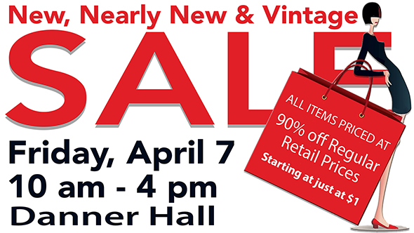 Nearly New Sale, April 7 at Danner Hall