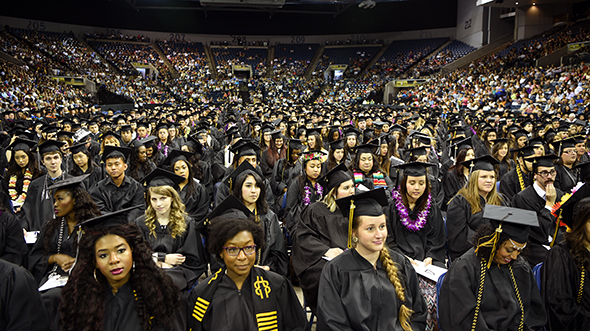 Delta College's 2017 Commencement will be held at the Stockton Arena, May 25